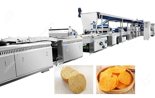 Baked Potato Chip Biscuit Production Line For Sale