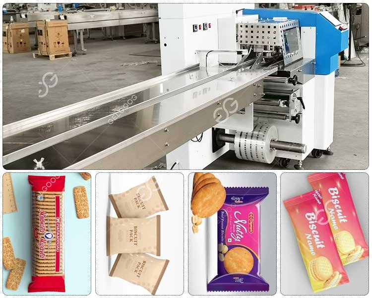 Biscuit Pillow Packing Machine For Sale